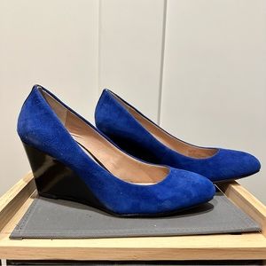 Vince Camino blue wedges size 7